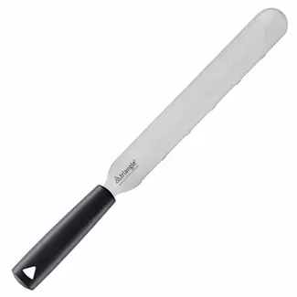 Triangle Professioneel Taartmes 25 cm – Gekarteld RVS Lemmet – Vaatwasmachinebestendig
