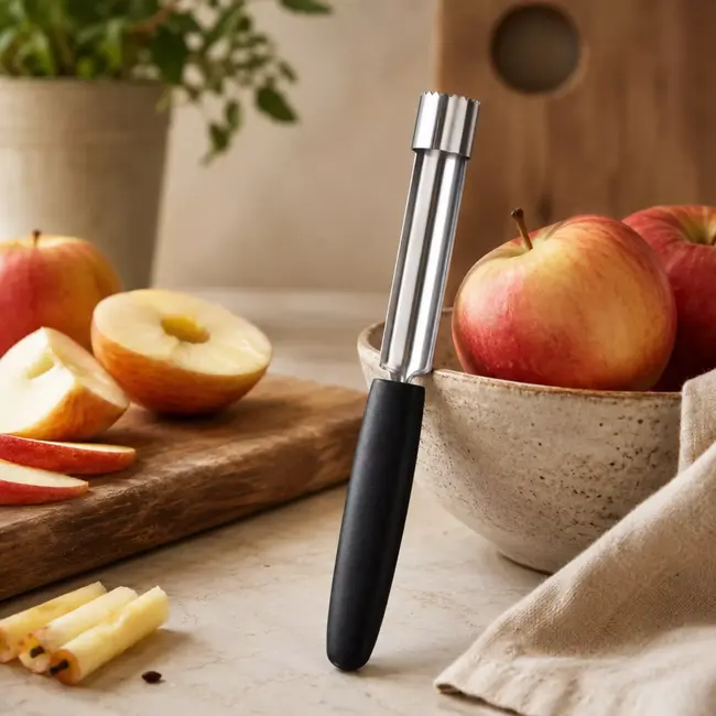 Triangle Professionele Appelboor Ø 20 mm – Ideaal voor Grote Appels – RVS – Vaatwasmachinebestendig
