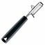 Triangle dunschiller linkshandig zwart 19 cm met RVS lemmet en PP grip