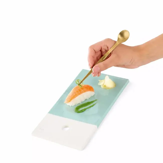 Triangle Pincetlepel FinalTouch Goudkleurig 17 cm RVS