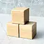 HOCHO Gelakte eikenhouten kubus 60 x 60 x 60 mm met afgeronde hoeken