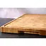 HOCHO Massieve kopshouten eiken snijplank 395x295x40 mm met sapgeul