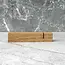 HOCHO Eikenhouten besteksteun 100 x 23 x 20 mm voor tafel