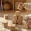 HOCHO Gelakte beukenhouten kubus 60 x 60 x 60 mm met afgeronde hoeken