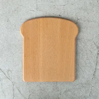 HOCHO Beuken snijplank toastvorm 220 x 200 x 15 mm