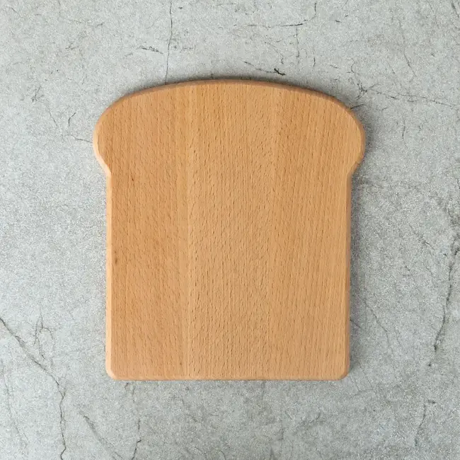 HOCHO Beuken snijplank toastvorm 220 x 200 x 15 mm
