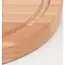 HOCHO Ronde beuken snijplank met sapgeul Ø 250 x 15 mm