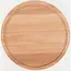 HOCHO Ronde beuken snijplank met sapgeul Ø 250 x 15 mm