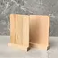 HOCHO Beuken standaard met A7 bord 105 x 85 mm zonder opdruk