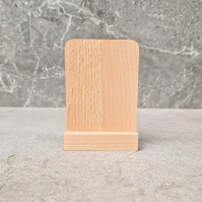 HOCHO Beuken standaard met A6 bord 160 x 125 mm zonder opdruk