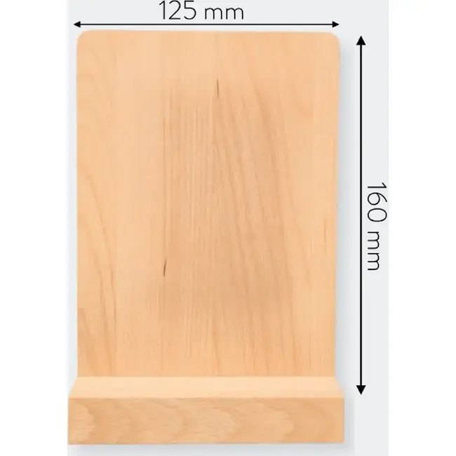 HOCHO Beuken standaard met A6 bord 160 x 125 mm zonder opdruk