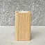 HOCHO Eiken waxinelichthouder 50 x 50 x 90 mm met afgeronde hoeken
