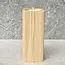 HOCHO Eiken waxinelichthouder 50 x 50 x 120 mm met afgeronde hoeken