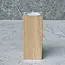 HOCHO Eiken waxinelichthouder 50 x 50 x 120 mm met rechte hoeken