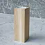 HOCHO Eiken waxinelichthouder 50 x 50 x 150 mm met rechte hoeken