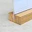 HOCHO Eiken A6 kaarthouder met plexiglas 105 x 40 x 20 mm