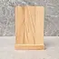 HOCHO Eiken standaard met A6 bord 160 x 125 mm zonder opdruk