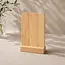 HOCHO Eiken standaard met A6 bord 160 x 125 mm zonder opdruk