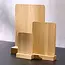 HOCHO Eiken standaard met A6 bord 160 x 125 mm zonder opdruk