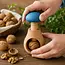 Glowel Houten Notenkraker: Ecologisch & Duurzaam Noten Kraken in Stijl - Baby Blauw