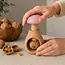 Glowel Houten Notenkraker: Ecologisch & Duurzaam Noten Kraken in Stijl - Baby Roze