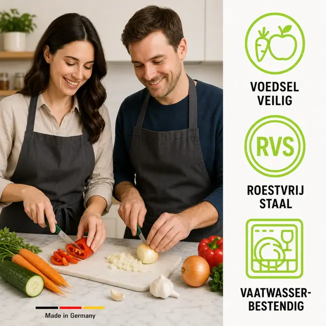 Solingen Schilmesje – RVS Glad – 16 cm met Blade Cover – Pastelkleuren Mix – 10 Stuks