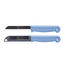 Solingen Kartelmes – Tomatenmes met Kartel – RVS – 18,5 cm met Blade Cover – Pastelblauw – 10 stuks