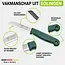 Solingen Schilmesje – RVS Glad – 18,5 cm met Blade Cover – Pastelgrijs – 10 stuks
