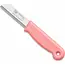 Solingen Schilmesje – RVS Glad – 16 cm met Blade Cover – Pastelroze – 10 Stuks