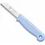 Solingen Schilmesje – RVS Glad – 16 cm met Blade Cover – Pastelblauw – 10 Stuks