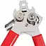 RÖR Solingen Universele blikopener 18 cm rood met comfortabel handvat