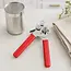 RÖR Solingen Universele blikopener 18 cm rood met comfortabel handvat