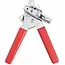 RÖR Solingen Universele blikopener 18 cm rood met comfortabel handvat