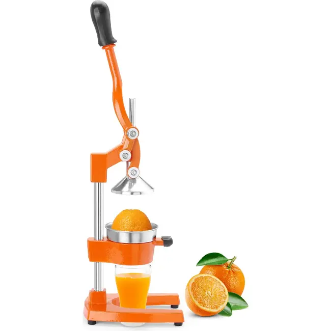 BarUp Citruspers – Hevelmodel – Verchroomd staal – Extra stabiliteit – 510 mm hoog
