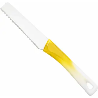 RÖR Solingen Broodmes 10 cm met Bi-Color wit/gele handgreep