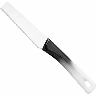 RÖR Solingen Broodmes 10 cm met Bi-Color wit/zwarte handgreep