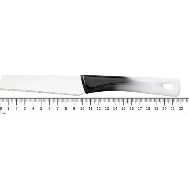 RÖR Solingen Broodmes 10 cm met Bi-Color wit/zwarte handgreep