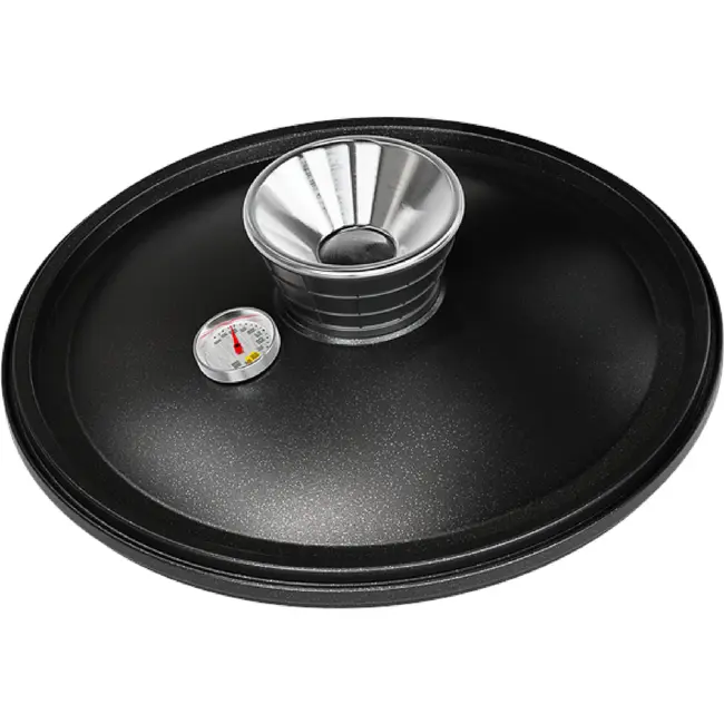 AMT Gastroguss Deksel met aromaknop en thermometer – Ø 24 cm – Innovatief koken