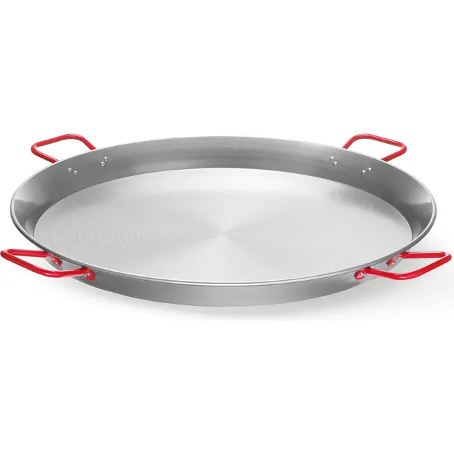 HENDI Paëllapan – Plaatstaal – Extra groot – 80 cm – 4 grepen