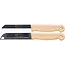 Solingen Schilmesje – RVS Glad – 18,5 cm met Blade Cover – Pastelbeige – 10 stuks