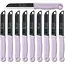Solingen Schilmesje – RVS Glad – 18,5 cm met Blade Cover – Pastellila – 10 stuks