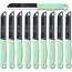 Solingen Kartelmes – Tomatenmes met Kartel – RVS – 18,5 cm met Blade Cover – Pastelgroen– 10 stuks