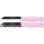 Solingen Kartelmes – Tomatenmes met Kartel – RVS – 18,5 cm met Blade Cover – Pastelroze – 10 stuks
