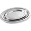 HENDI Ovaal koffieplateau – roestvrij staal – vaatwasmachinebestendig – 200x140 mm – satijn finish