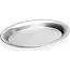 HENDI Ovaal koffieplateau – roestvrij staal – vaatwasmachinebestendig – 200x140 mm – satijn finish