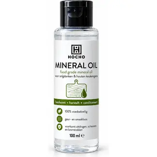 HOCHO Minerale Olie voor Hout en Bamboe Snijplanken – Voedselveilig – 100ml