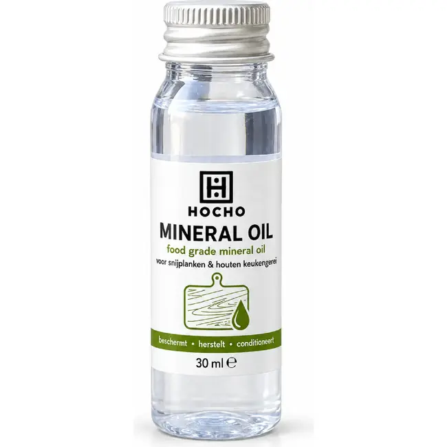 HOCHO Minerale Olie voor Hout en Bamboe Snijplanken – Voedselveilig – 30ml