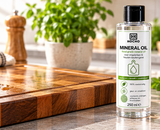 Minerale olie voor je houten snijplank: zo onderhoud je hout goed