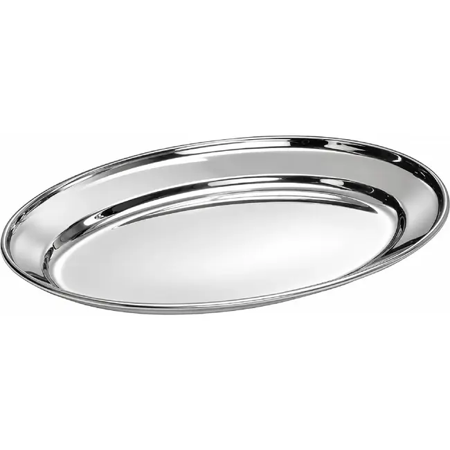 HENDI Ovale schotel – roestvast staal – vaatwasserbestendig – 245x170 mm