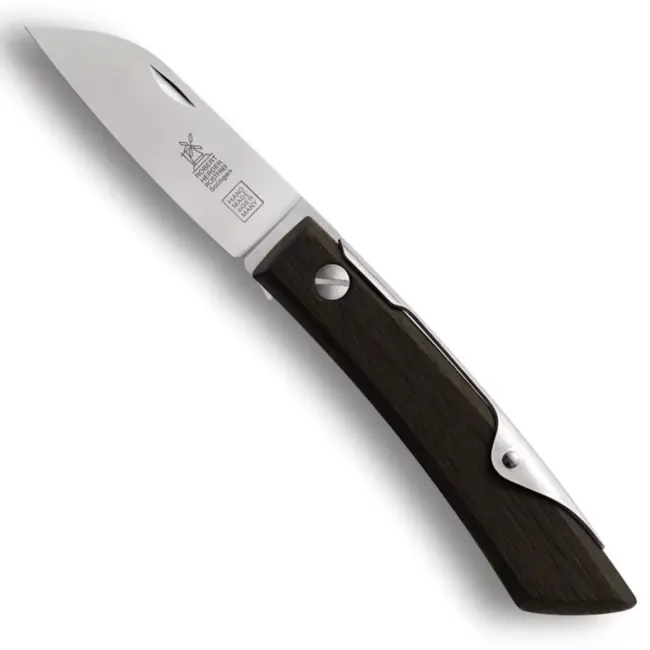 Robert Herder IBEX 60 S – Zakmes 60 mm – RVS – Gerookt Eiken – Slipjoint